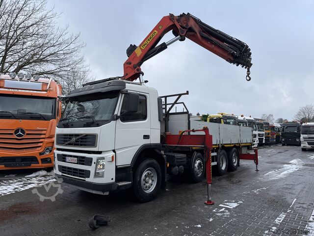 Flatbed truck Volvo FM 380 8X2 Palfinger 35000 bis 25 Meter