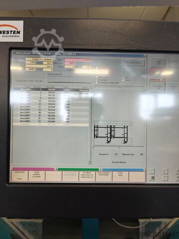 Podwójna ukośnica / centrum cięcia Thorwesten DGS