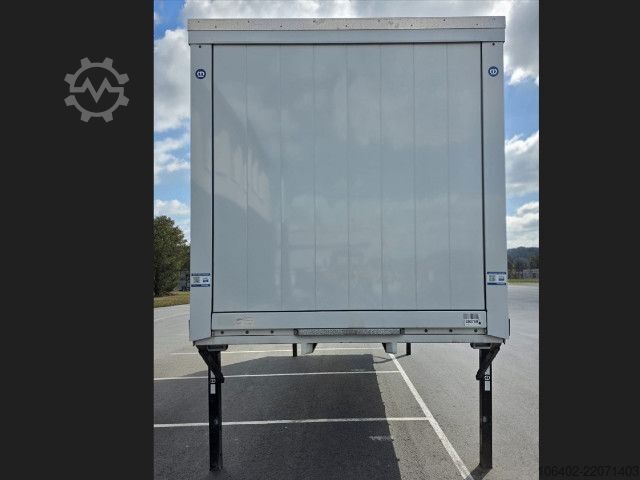 Rimorchio con telaio Krone AZW 18 eL3B9 mit neuer KORNE CURTAIN Box / Brücke