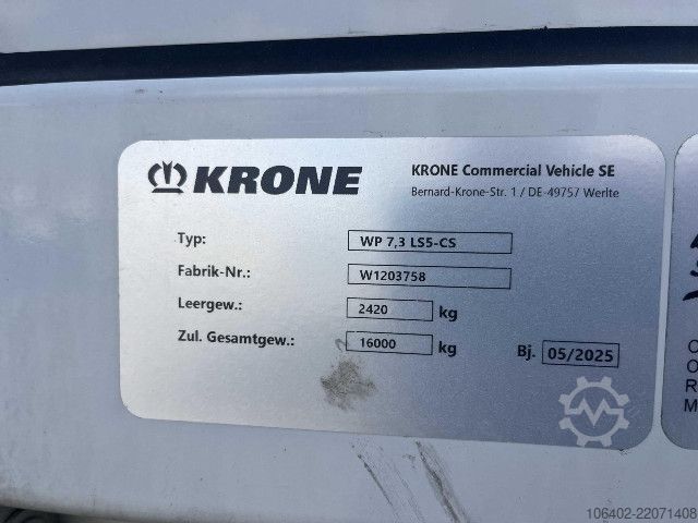 Rimorchio con telaio Krone CURTAIN Box / Brücke, 2x vorhanden