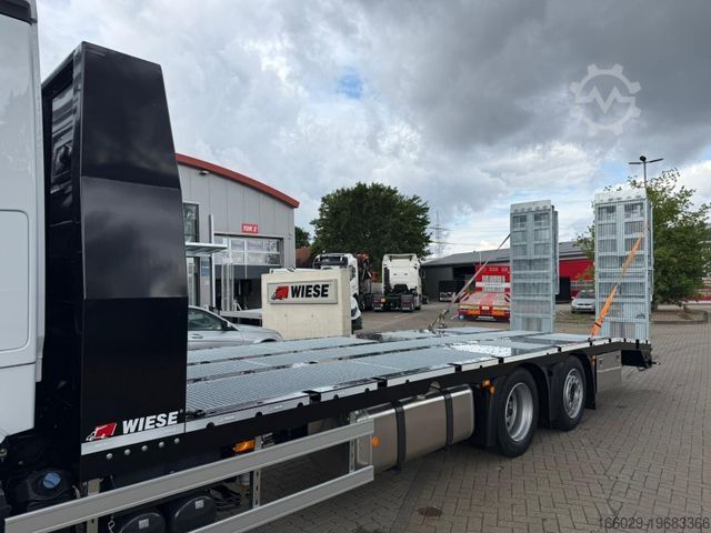 Autómentő MERCEDES-BENZ Actros mit Rampen, Maschinentransporter
