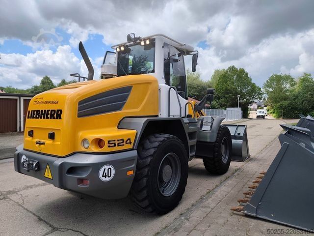 Φορτωτής με ελαστικά LIEBHERR L 524 kein 514 538 TipTop sehr gute Ausstattung