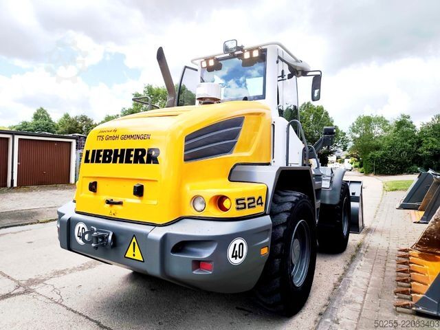 Φορτωτής με ελαστικά LIEBHERR L 524 kein 514 538 TipTop sehr gute Ausstattung