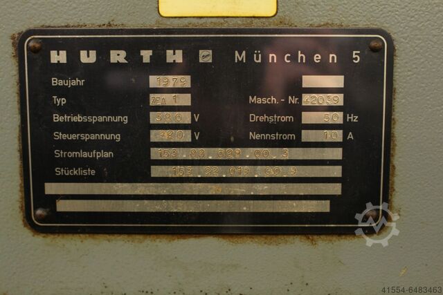 Toestel Ontbramen Machine Hurth ZEA1