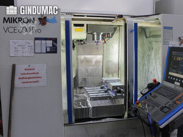 Függőleges megmunkáló központ MIKRON VCE 600 Pro