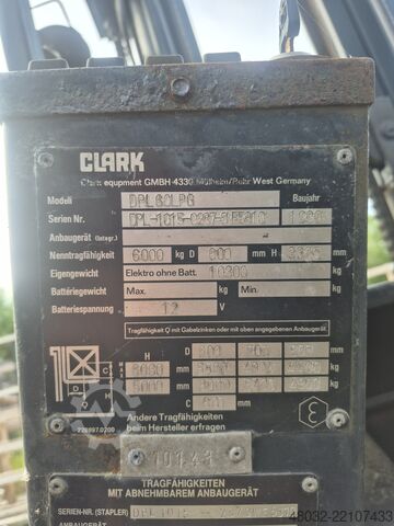 Targonca Clark DPL 60 LPG