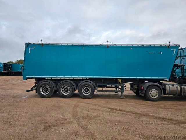 Tippsemitrailer REISCH 49 cbm, Pendelklappe, Lift, Lastmanometer, BPW