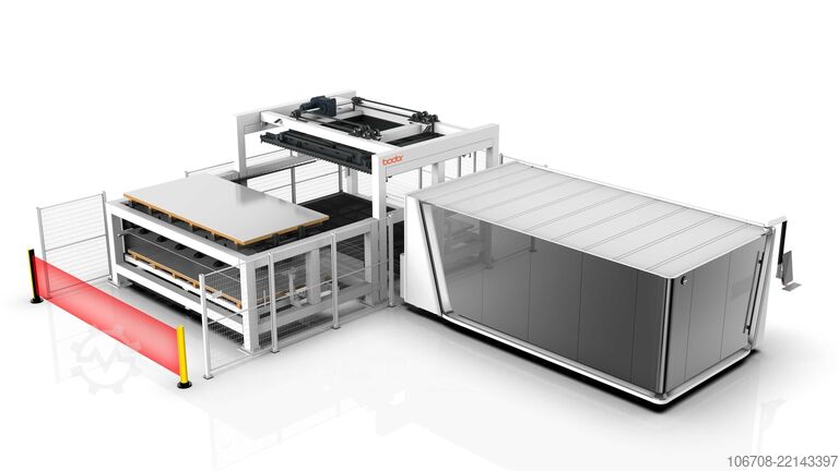 Laser cutting machine BODOR P3 12 kW mit iTrans 3