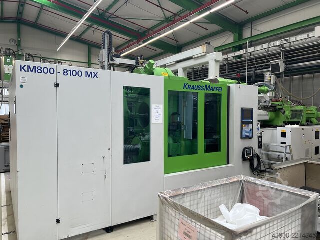 Spritzgießmaschine Krauss Maffei KM 800 - 8100 MX