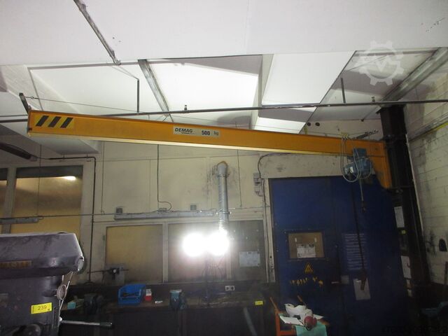  Demag D-AW Kran Drehkran Hallenkran 4,5m Demag 500 Kg 0,5t + Demag DC Kettenzug
