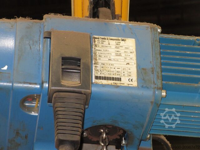  Demag KBK Kran Drehkran Hallenkran L 3m Demag KBK2 500Kg + DC Kettenzug H3,5m