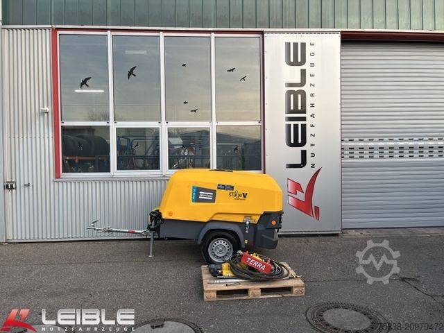 Otro ATLAS_COPCO Kompressor XAS58-7G*2xHammer+Erdrakete*Neuwertig