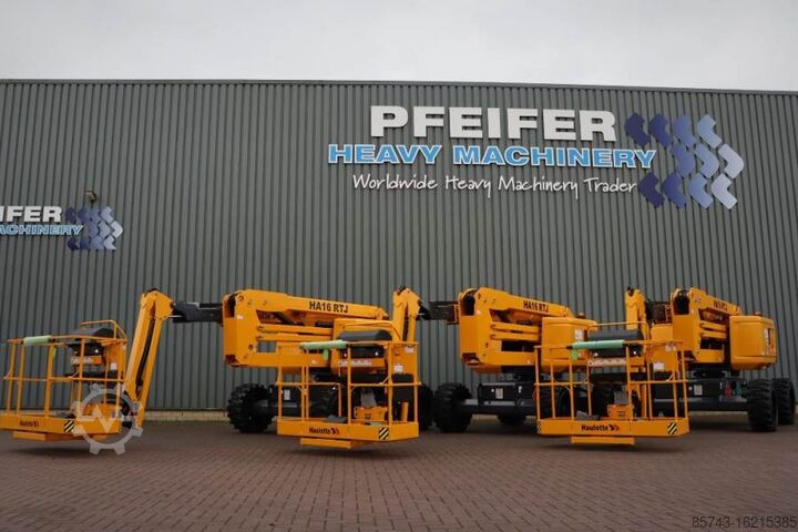 Articulated boom lift Haulotte HA16RTJ Valid Inspection, *Guarantee! Diesel, 4x4