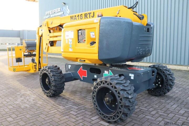 Articulated boom lift Haulotte HA16RTJ Valid Inspection, *Guarantee! Diesel, 4x4