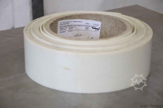 Breedte transportband 80 mm Forbo Siegling E 3/1 E27E2 MT/GL-C-TT Transparent