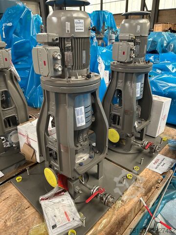Ongebruikte verticale centrifugaalpompen (2 stuks) Flowserve Durco Mark 3 ANSI 2K2x1.5V-10ARV