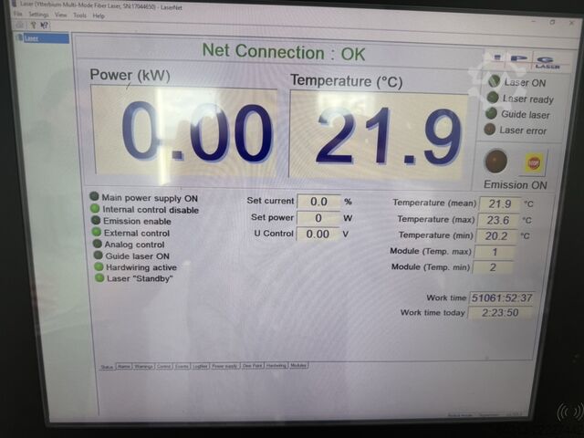 Laserskæremaskine LVD PHOENIX FL 3015 Fiber 6 kW
