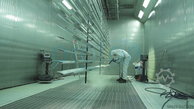 Zaaltype poedercoating spuitcabine PROTON ROOMLINE