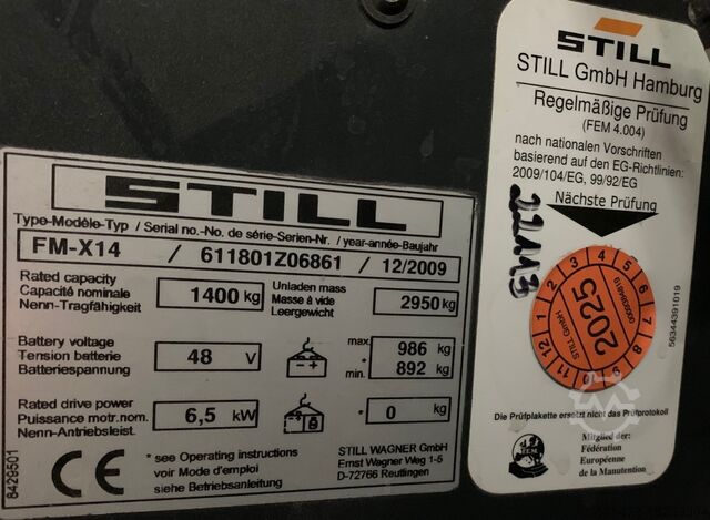 Tehergépkocsi STILL FM-X14