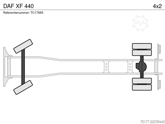 Chasis con cabina DAF XF 440