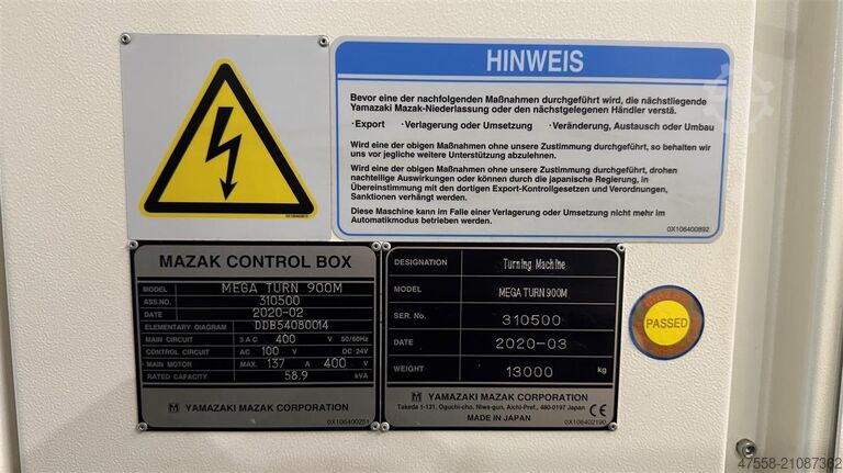 CNC draai- en freescentrum MAZAK Megaturn 900M