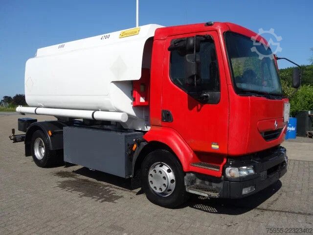 Cisterna Renault Midlum 210 feultanktruck,manualpomp,steelsprings