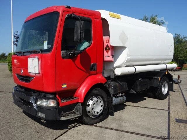 Cisterna Renault Midlum 210 feultanktruck,manualpomp,steelsprings