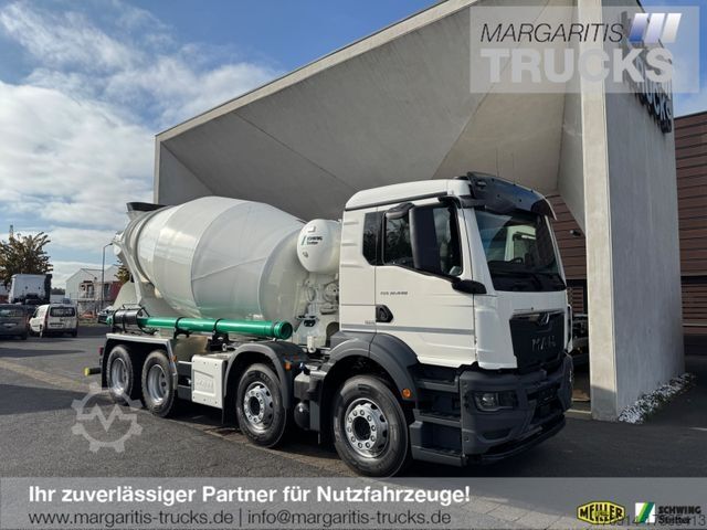 Betonmixer vrachtwagen MAN TGS 32.4408x4 Euro 6 GSR Stetter 9m3 UltraEco