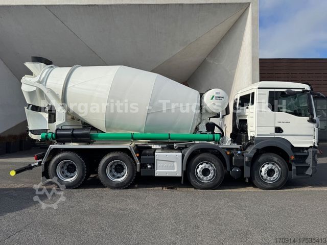 Betonmixer vrachtwagen MAN TGS 32.4408x4 Euro 6 GSR Stetter 9m3 UltraEco