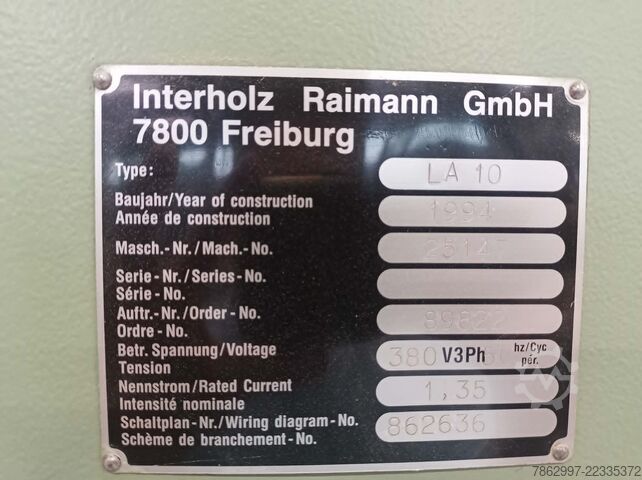 Keilzinkenmaschine (Zaprawiarka do łódeczek), Astlochfräse (Sękarka) WEINIG LA 10