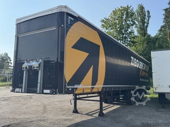 Åben sættevogn med presenning SCHWARZMüLLER S1 J-SERIE LANGAUFLIEGER 15,30M,  MIETKAUF MGL.