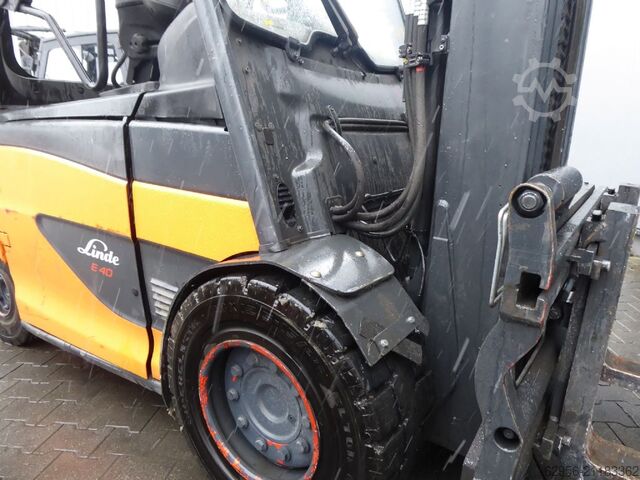 Elektrikli 4 tekerlekli forklift Linde E40H-01/600