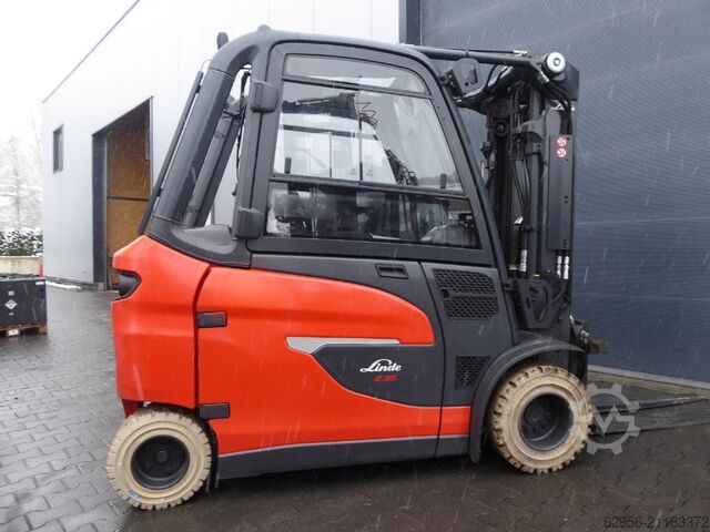 Elektrikli 4 tekerlekli forklift Linde E35HL-01