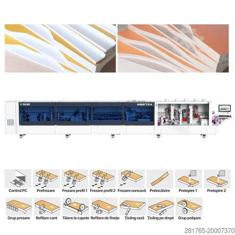 Kantenaanlijmmachine - Softforming Nanxing NB875A