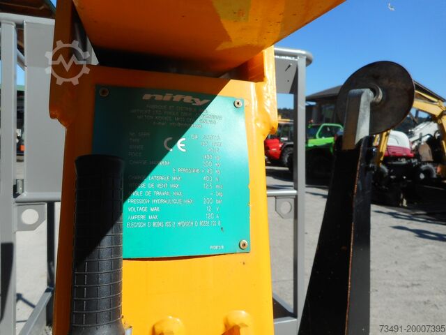 Aanhangwagen hoogwerker Niftylift 120 TPET Bi-Energie + Radantrieb