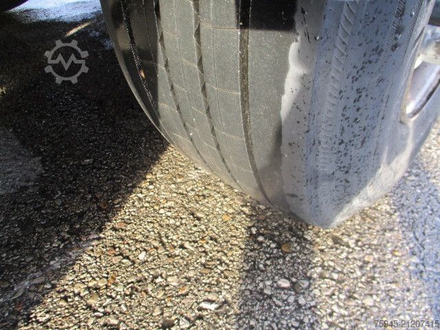 Open semitrailer with tarp SCHMITZ CARGOBULL SCB*S3T, Liftachse, TÜV 07/2026