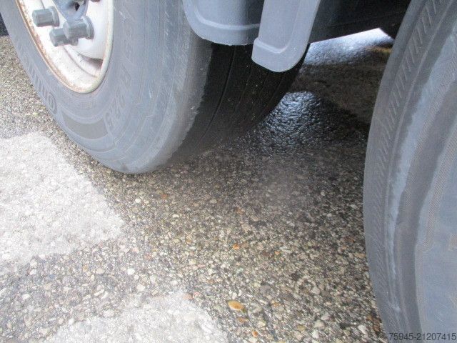 Open semitrailer with tarp SCHMITZ CARGOBULL SCB*S3T, Liftachse, TÜV 07/2026