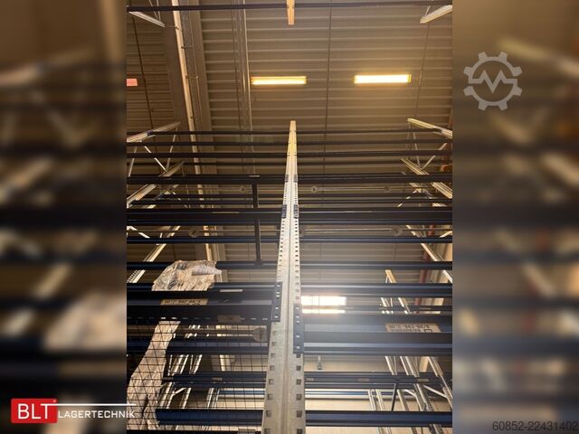 Scaffale industriale SSI Schäfer PR600 – 101 lfm | Höhe 9,85m Boden + 4 Ebenen | Fachlast bis 3500 kg