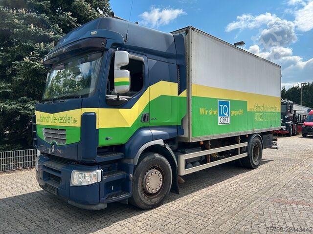 Camión caja RENAULT 330 DXI Koffer Fahrschule 4x2