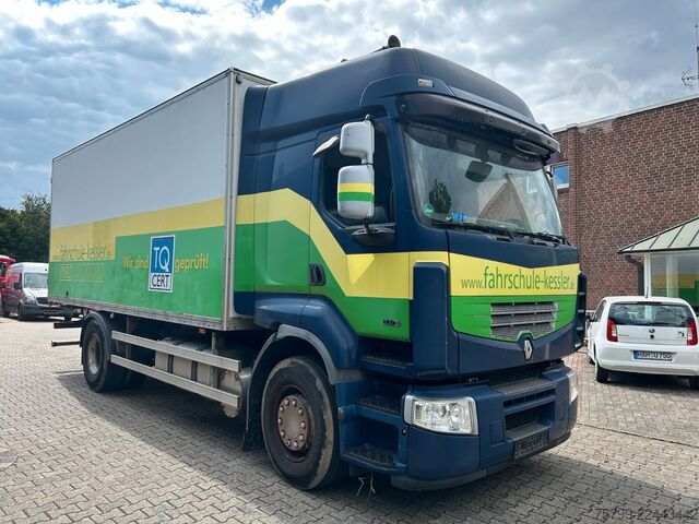 Camión caja RENAULT 330 DXI Koffer Fahrschule 4x2