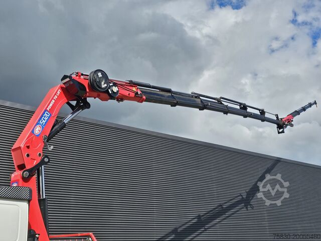 Vrachtwagen met kraan Volvo FM 500 8x4*4 / HMF 5020 K6 + JIB K4 / CRANE - KRAN