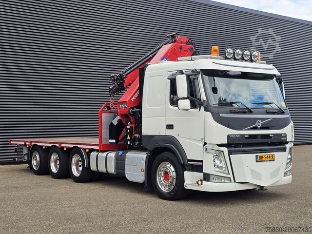 Laadplatform Volvo FM 500 8x4*4 / HMF 5020 K6 + JIB K4 / CRANE - KRAN