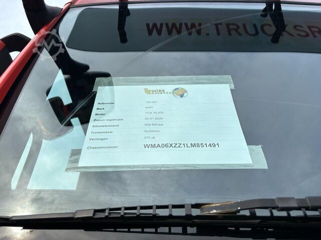 Standaard trekker MAN TGX 18.470 + INTARDER + EURO 6
