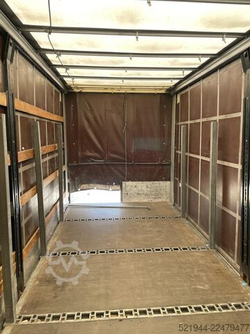 Plattewagen met zeil MAN MAN TGM 15.290 Stapleraufnahme Edscha