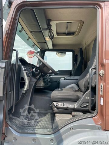 Plattewagen met zeil MAN MAN TGM 15.290 Stapleraufnahme Edscha