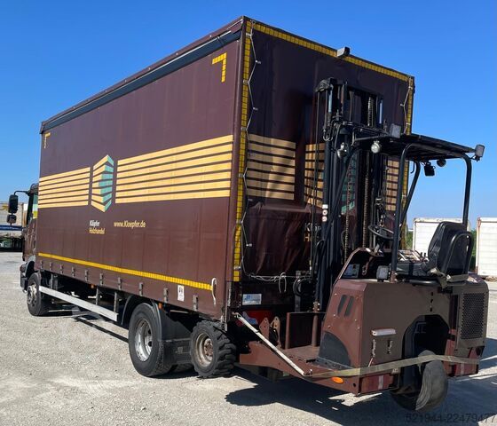 Plattewagen met zeil MAN MAN TGM 15.290 Stapleraufnahme Edscha
