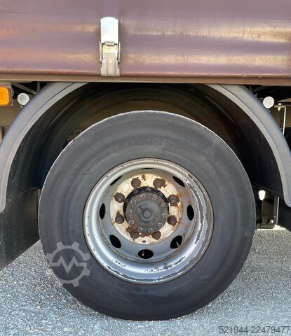 Plattewagen met zeil MAN MAN TGM 15.290 Stapleraufnahme Edscha