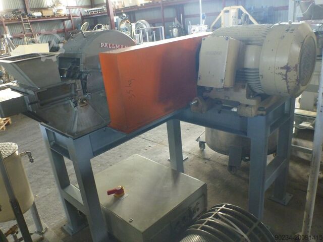 75 kW Pallmann Type PHM 600-350 roestvrijstalen hamermolen PALLMANN PHM 600-350