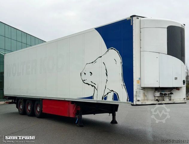 Kylsläpvagn SCHMITZ CARGOBULL SCB*S3B THERMO KING SLXe 400 LIFT AXLE FLOWERWID