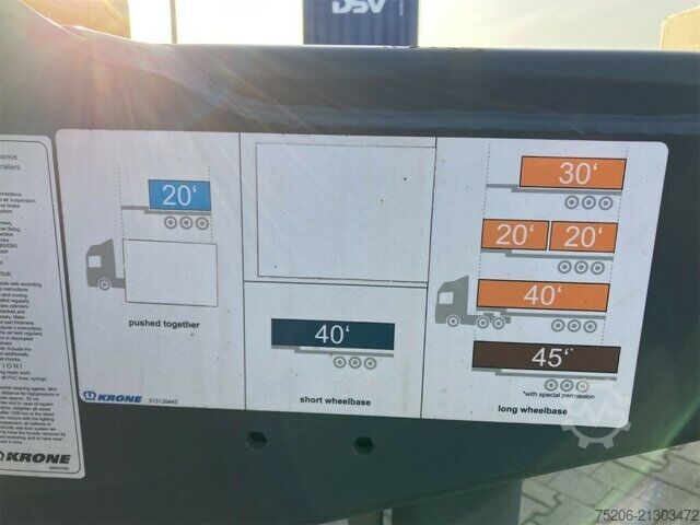 Naczepa z wymienną zabudową Krone Box Liner TU70